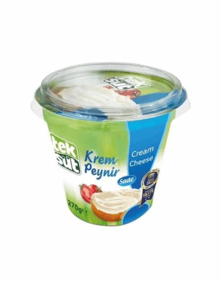 Peynir TEKSUT 270gr Sade Krem Peynir/Fromage à Tartiner Nature 270gr*12pcs