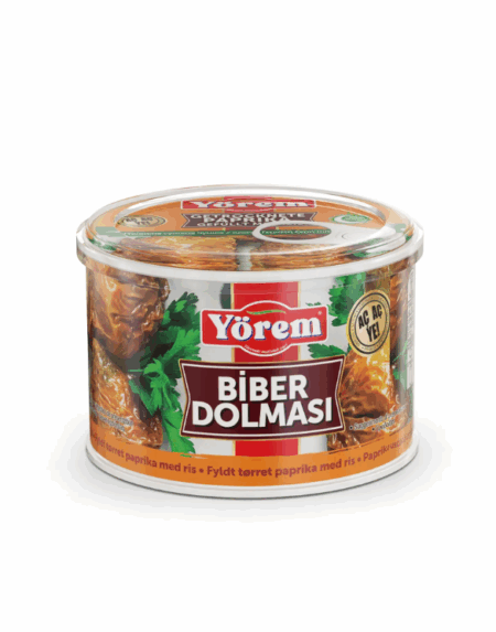 Konserve 400gr YOREM Biber Dolma  /  Poivrons Farcis Conservées 400gr*12pcs