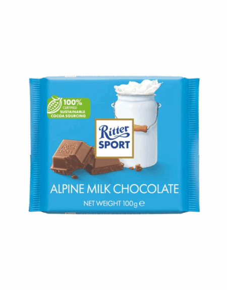Chocolate RITTER SPORT Alpine Milk 100gr*12pcs