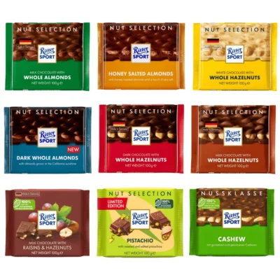 Ritter Sport Tablettes de Chocolat 100 g